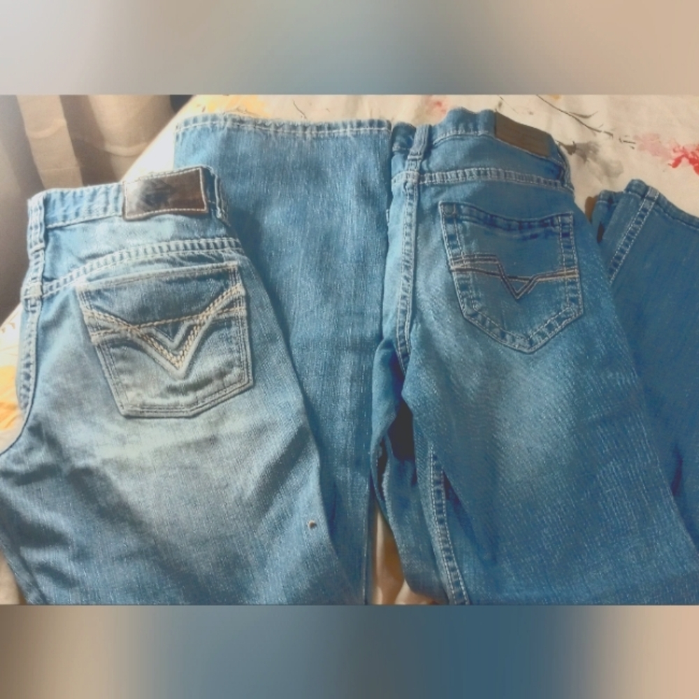 Girls size 14 flare jeans rock &roll and Cody James brand